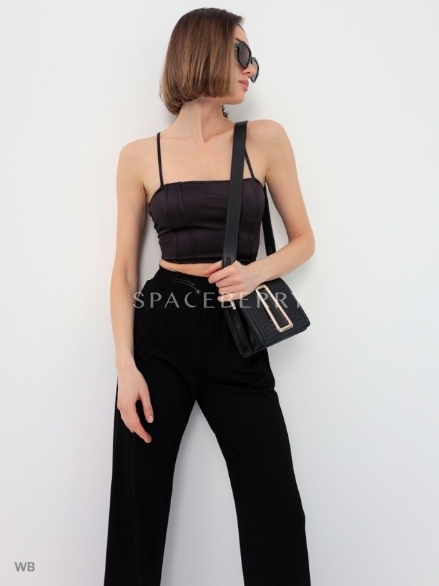 Женские широкие брюки, штаны классика